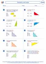Mathematics - Eighth Grade - Worksheet: Similarity and scale