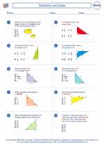 similarity and scale 8th grade math worksheets study guides and answer key