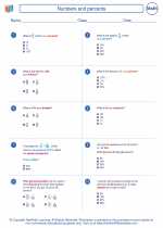 Mathematics - Eighth Grade - Worksheet: Numbers and percents