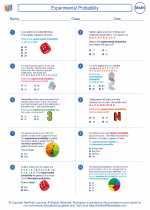 experimental probability 8th grade math worksheets and answers study guides