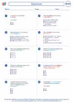 sequences 8th grade math worksheets study guides and answer key