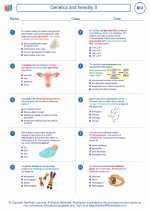 genetics and heredity ii high school biology worksheets and answer