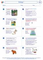 Ecology I. High School Biology Worksheets and Answer Keys, Vocabulary