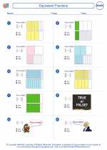 equivalent fractions 5th grade math worksheets and answer keys study