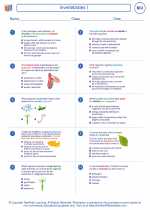 Biology - High School - Worksheet: Invertebrates I