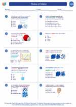 Chemistry - High School - Worksheet: States of Matter