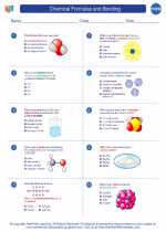 Chemistry - High School - Worksheet: Chemical Formulas and Bonding