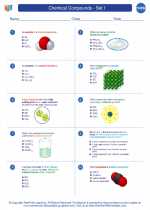 Chemistry - High School - Worksheet: Chemical Compounds - Set I
