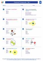 Chemistry - High School - Worksheet: Chemical Compounds - Set I