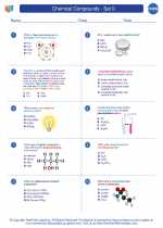 Chemistry - High School - Worksheet: Chemical Compounds - Set II