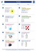 Chemistry - High School - Worksheet: The Mole