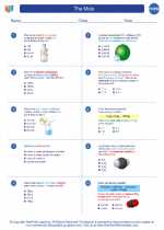 Chemistry - High School - Worksheet: The Mole