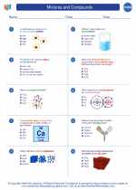 Chemistry - High School - Worksheet: Mixtures and Compounds