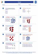 Chemistry - High School - Worksheet: Gases