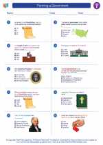 Social Studies - Fifth Grade - Worksheet: Forming a Government