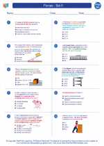 Physics - High School - Worksheet: Forces - Set II