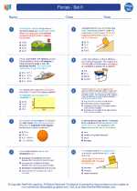 Physics - High School - Worksheet: Forces - Set II