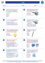 Physics - High School - Worksheet: Heat