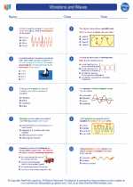 Physics - High School - Worksheet: Vibrations and Waves