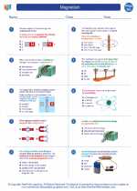 Physics - High School - Worksheet: Magnetism