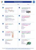 Physics - High School - Worksheet: Electromagnetism