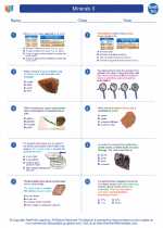 Earth Science - High School - Worksheet: Minerals II