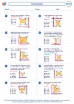 Mathematics - Sixth Grade - Worksheet: Coordinates