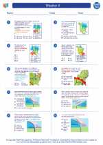 Earth Science - High School - Worksheet: Weather II