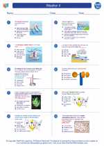 Earth Science - High School - Worksheet: Weather II