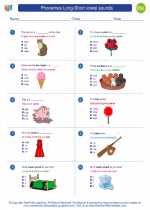 ESL-Spanish - Grades 3-5 - Worksheet: Phonemes Long-Short vowel sounds