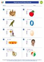 Beginning and Ending Sounds. ESL-Spanish Worksheets and Study Guides