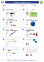ESL-Spanish - Grades 3-5 - Worksheet: Consonant Blends & Digraphs