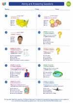 ESL-Spanish - Grades 3-5 - Worksheet: Asking and Answering Questions