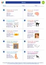 ESL-Spanish - Grades 3-5 - Worksheet: Idioms