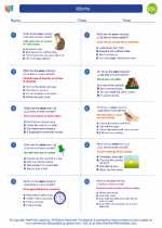 ESL-Spanish - Grades 3-5 - Worksheet: Idioms