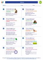 ESL-Spanish - Grades 3-5 - Worksheet: Idioms