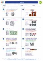 ESL-Spanish - Grades 3-5 - Worksheet: Money