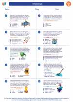English Language Arts - Fourth Grade - Worksheet: Inferences