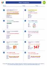 math vocabulary esl spanish worksheets and study guides grades 3 5