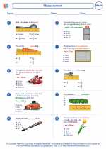 Mathematics - Fourth Grade - Worksheet: Measurement