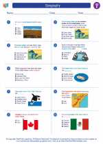 Social Studies - Fifth Grade - Worksheet: Geography