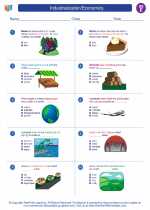 Social Studies - Fifth Grade - Worksheet: Industrialization/Economics