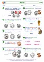Mathematics - Second Grade - Worksheet: Money