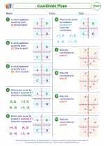 Mathematics - Sixth Grade - Worksheet: Plotting Points