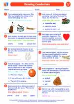 English Language Arts - Fifth Grade - Worksheet: Drawing Conclusions