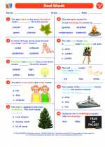 English Language Arts - Sixth Grade - Worksheet: Root Words