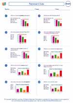 Mathematics - Fourth Grade - Worksheet: Represent Data