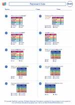 Mathematics - Fourth Grade - Worksheet: Represent Data