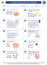 Science - Sixth Grade - Worksheet: Protection, Reproduction and Cooperation