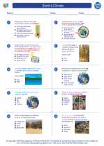 Earth`s Climate Earth Science Worksheets and Study Guides High School